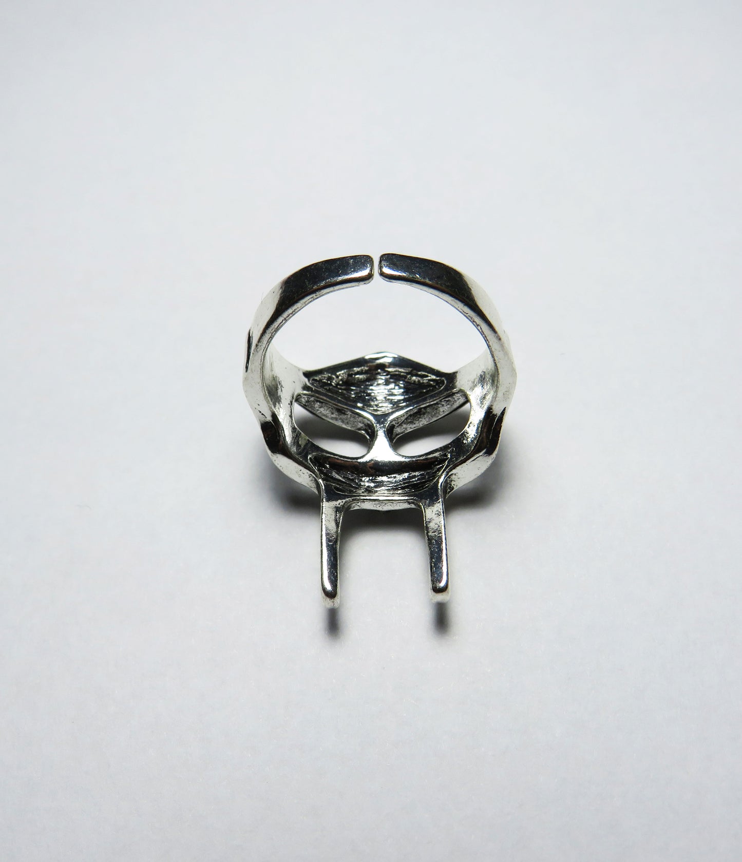 Doom Stainless Steel Adjustable Ring