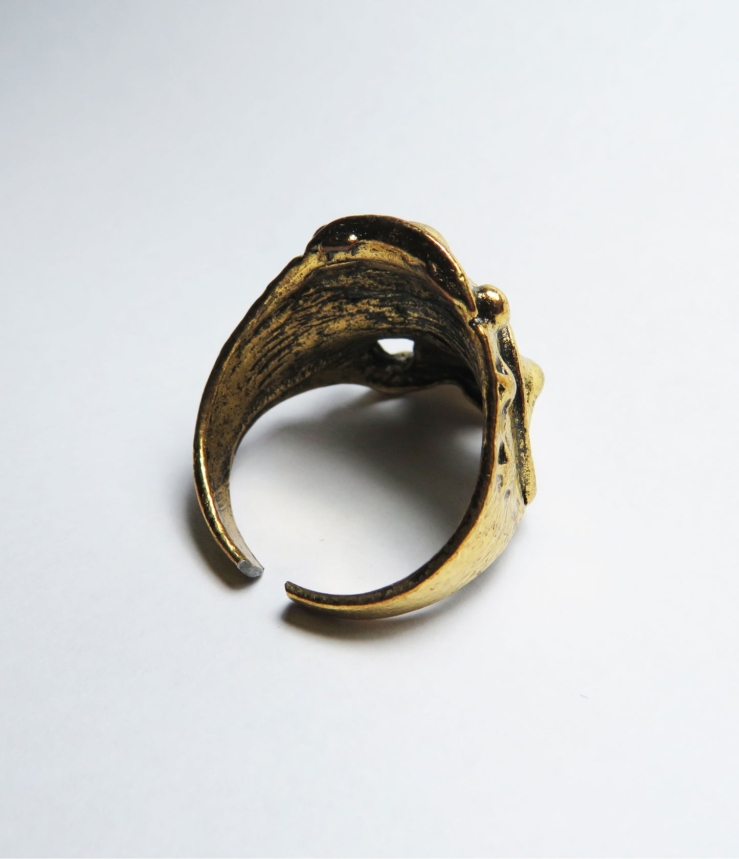 Steel Alloy Skull Ring