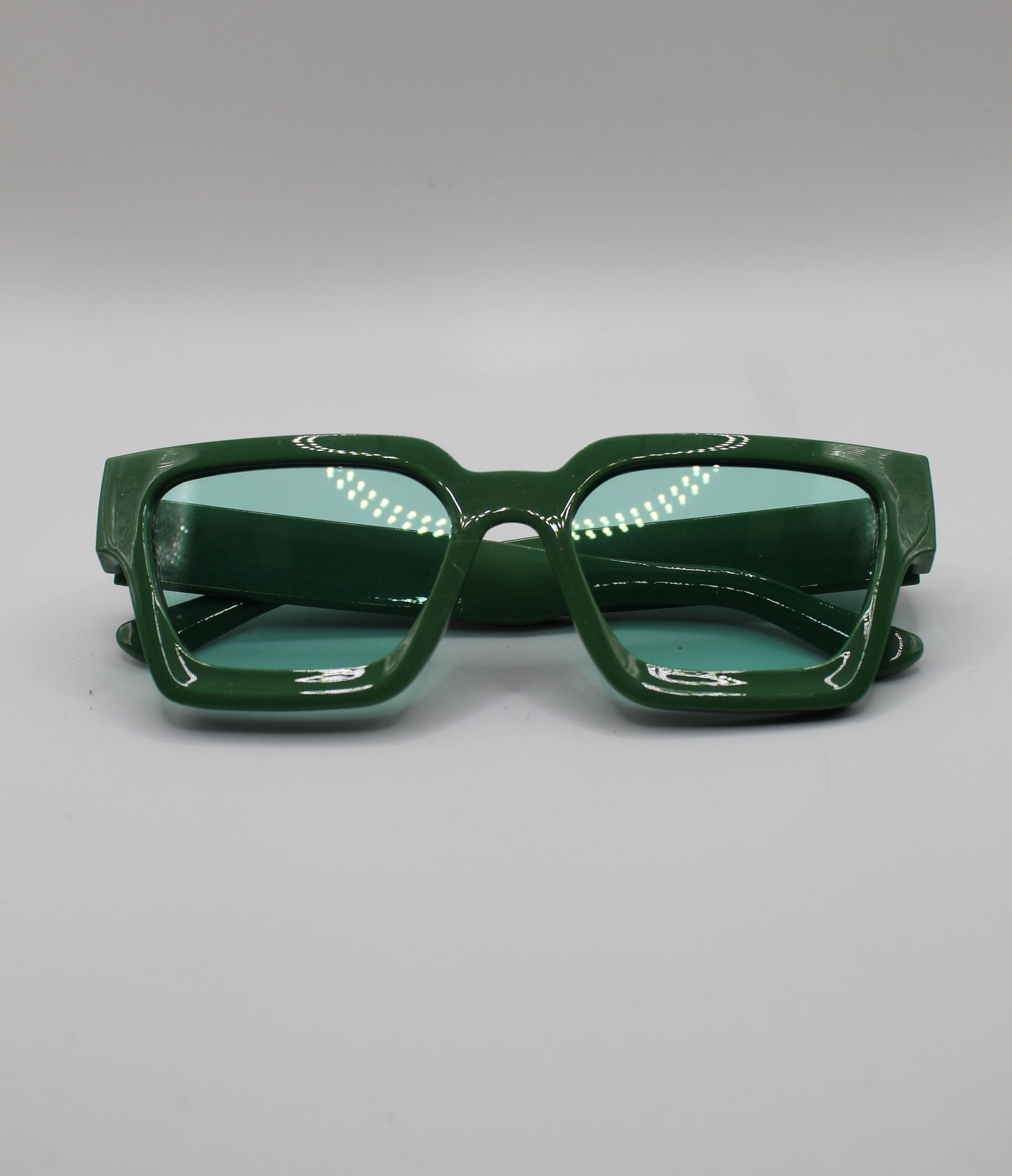 Retro Green Emerald Sun Glasses