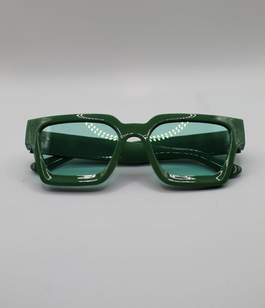 Retro Green Emerald Sun Glasses