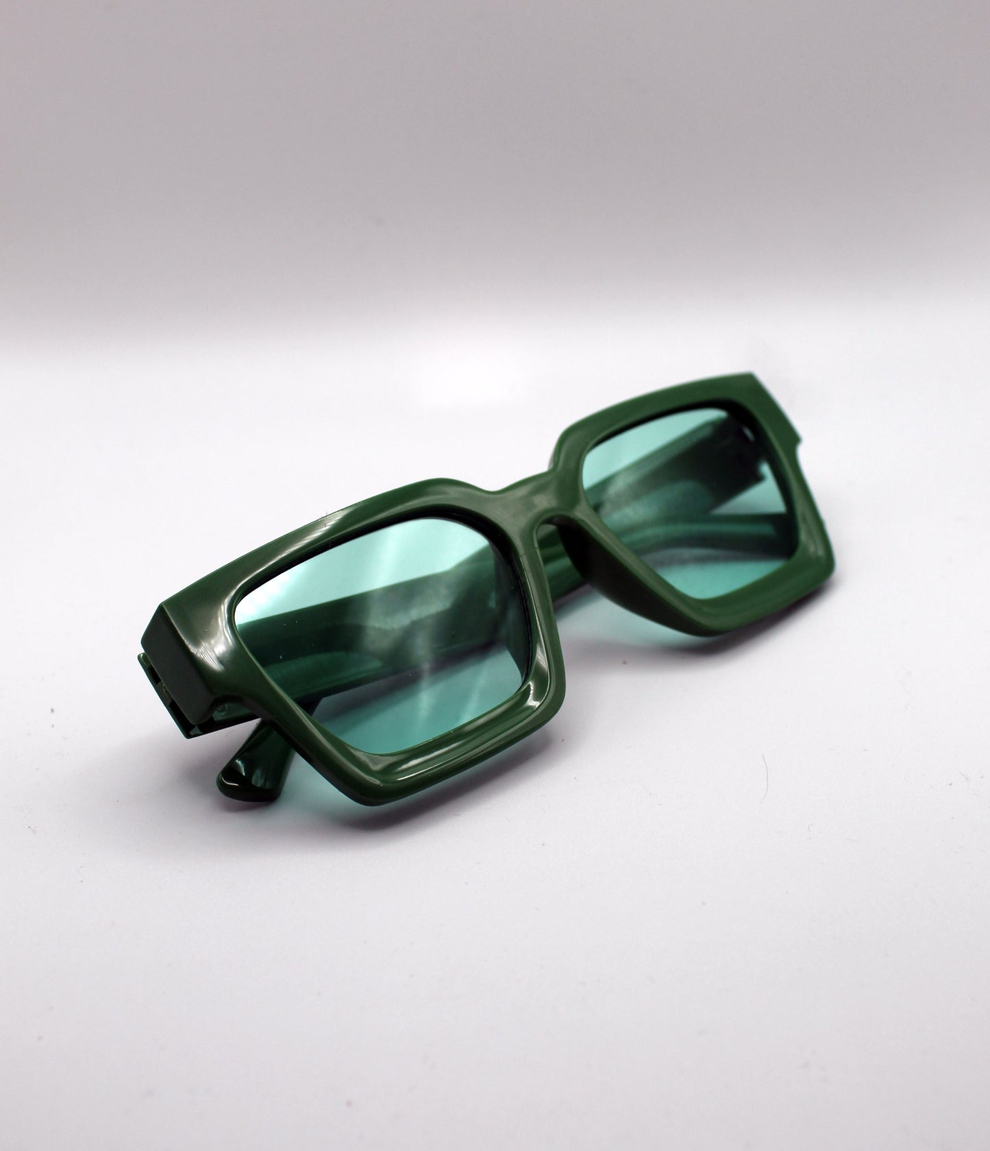 Retro Green Emerald Sun Glasses
