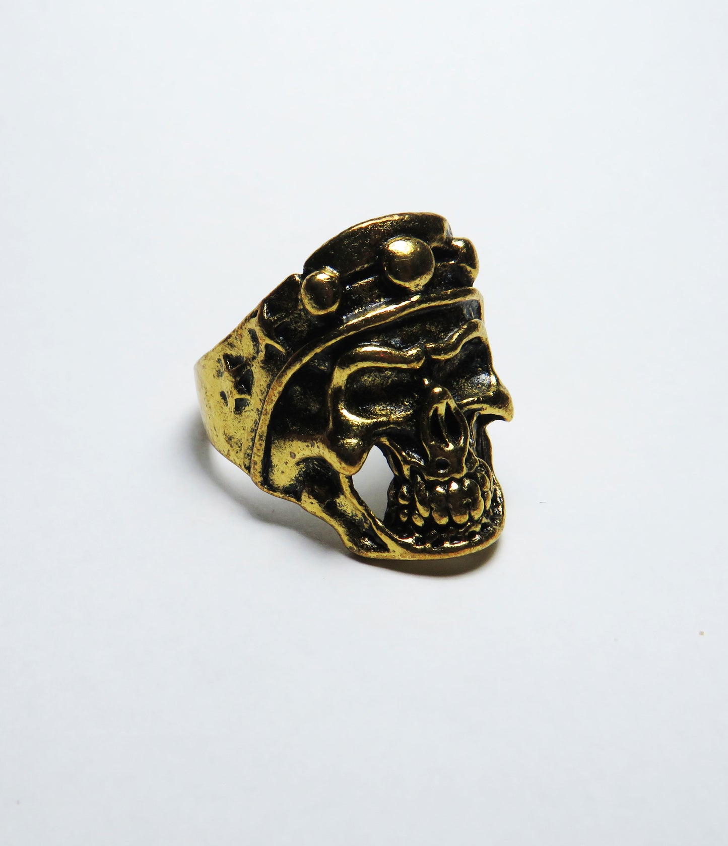 Steel Alloy Skull Ring