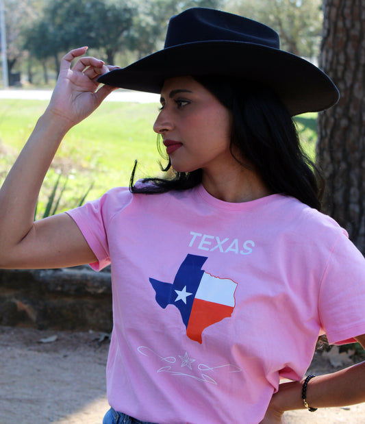 Texas pink T-shirt